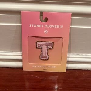 Stoney Clover Lane x Target Initial Patch Letter “T” NWT